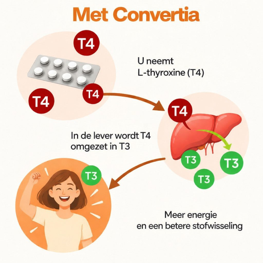 Convertia — haaruitval en schildklier