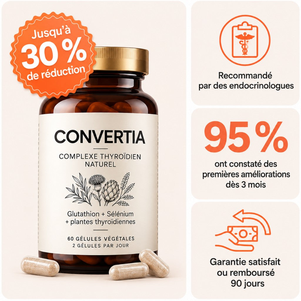 Convertia — Complexe hépatique thyroïdien (60 gélules)
