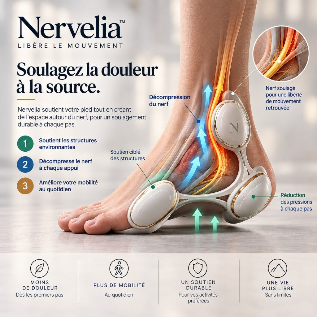 Support Orthopédique Plantaire NERVELIA®