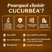 Cucurbéa — Capsules d'huile de pépins de courge pour le confort des reins et de la vessie