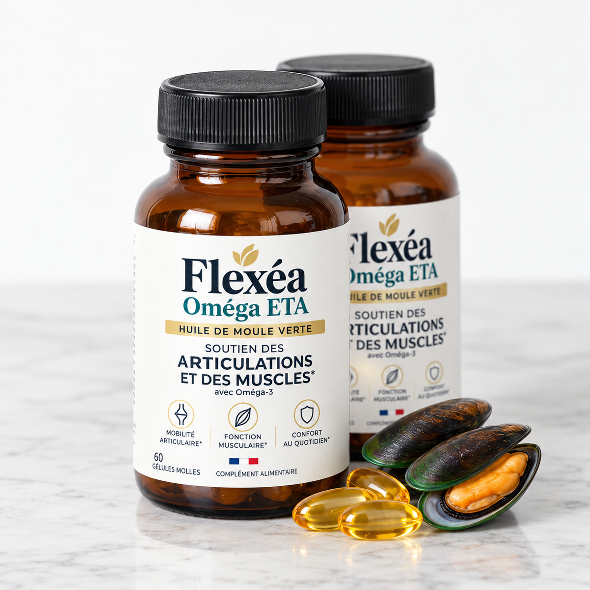 Flexéa Oméga ETA — Huile de moule verte (articulations)