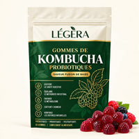 Légèra™ — Gommes probiotiques au kombucha pour le soutien digestif
