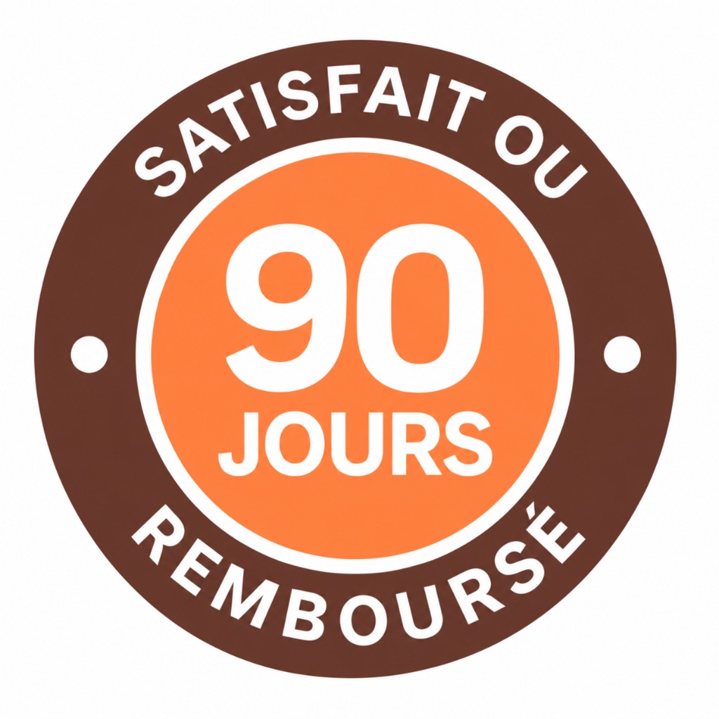 Garantie 90 jours satisfait ou remboursé