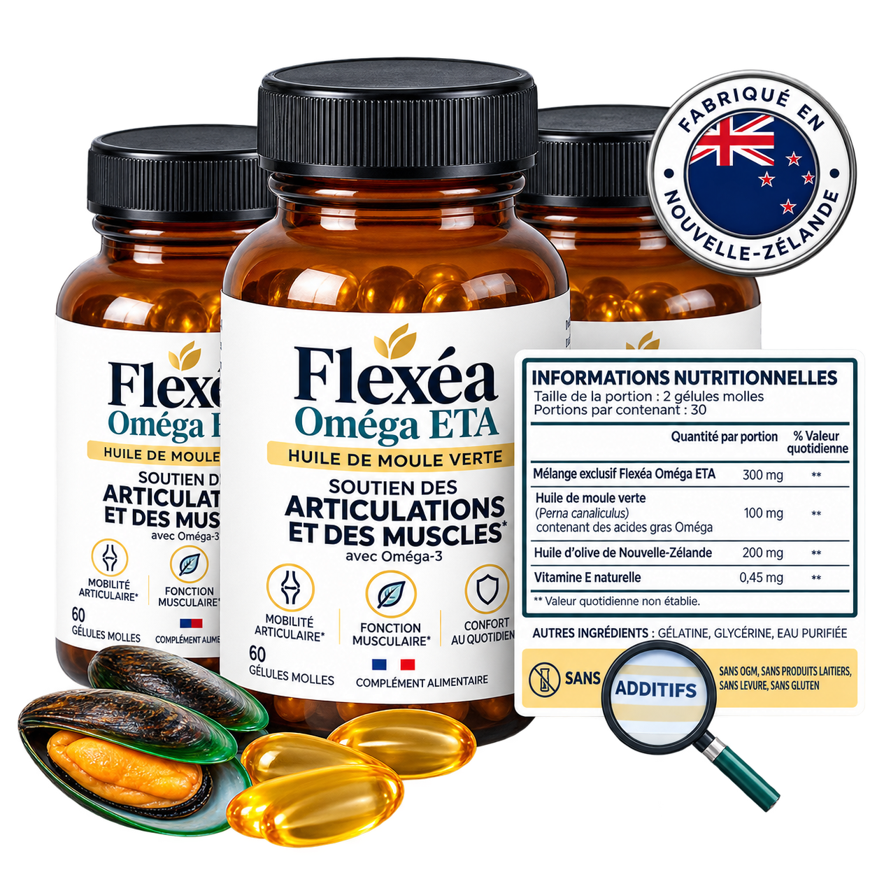 Flexéa Oméga ETA — flacons
