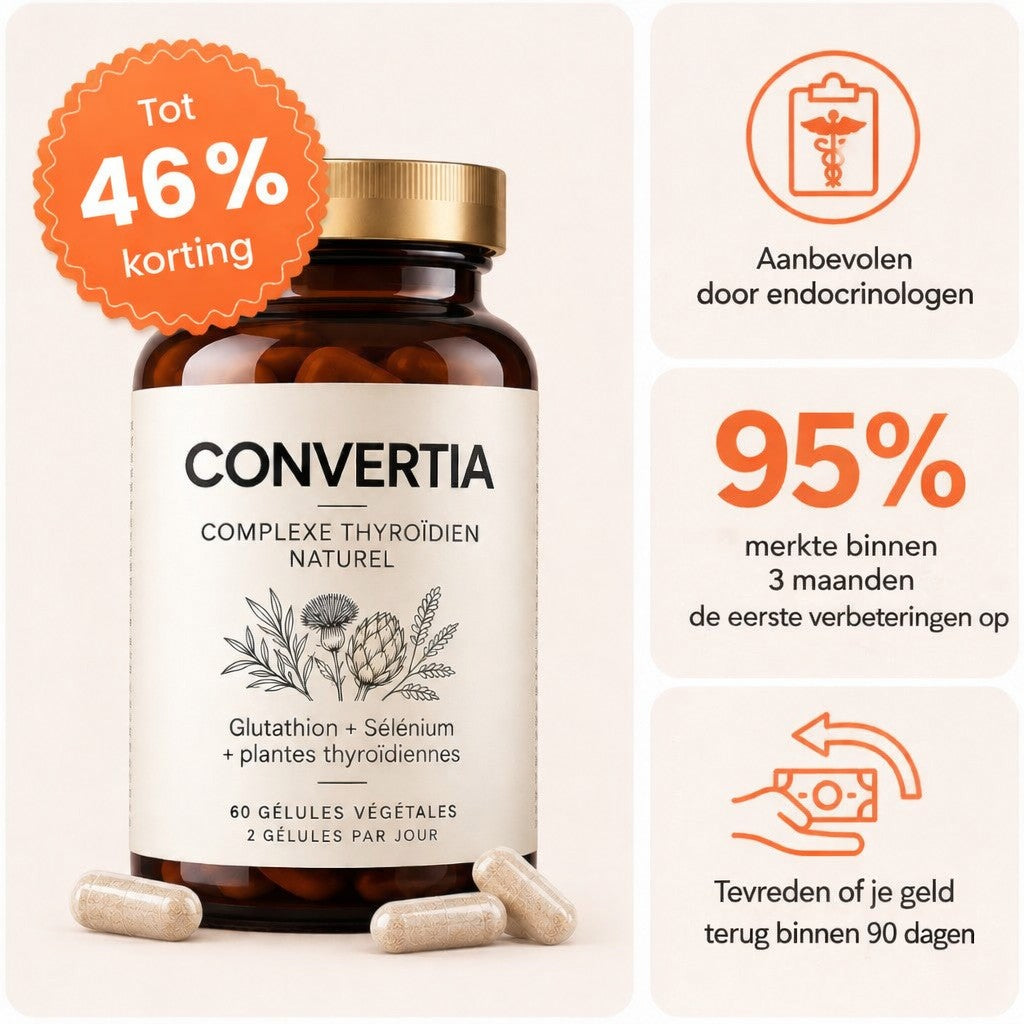 Convertia — flesje, schildklier-levercomplex, 60 capsules